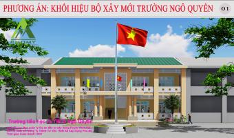 Trường Ngô Quyền Ninh Hải - Khối 8 phòng học