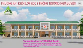 Trường Ngô Quyền Ninh Hải - Khối 8 phòng học