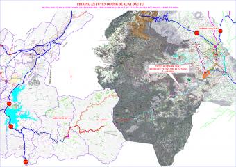 Đường nối từ thị trấn Tân Sơn, Huyên Ninh Sơn, Tỉnh Ninh Thuận đi ngã tư Tà Tăng, Huyện Đức Trọng, Tỉnh Lâm Đồng