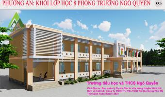 Trường Ngô Quyền Ninh Hải - Khối 8 phòng học