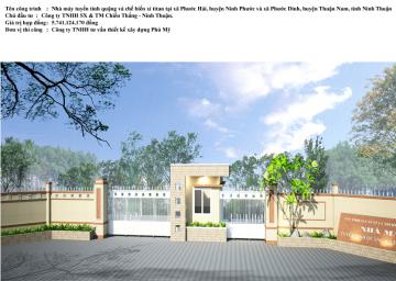 Nhà máy tuyển tinh quặng và chế biến xỉ titan