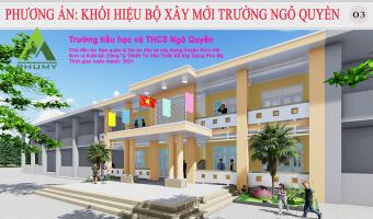 Trường Ngô Quyền Ninh Hải - Khối 8 phòng học