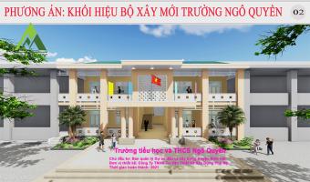 Trường Ngô Quyền Ninh Hải - Khối 8 phòng học