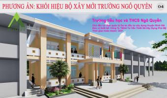 Trường Ngô Quyền Ninh Hải - Khối 8 phòng học