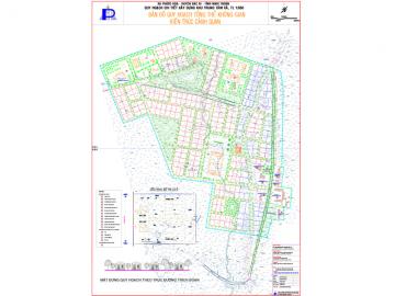 Bảng công bố quy hoạch Khu trung tâm xã Phước Hòa