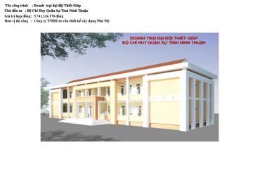 Doanh trại Đại đội Thiết giáp / Bộ Chỉ huy quân sự tỉnh Ninh Thuận