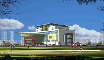 Xây mới thư viện Tỉnh Ninh Thuận